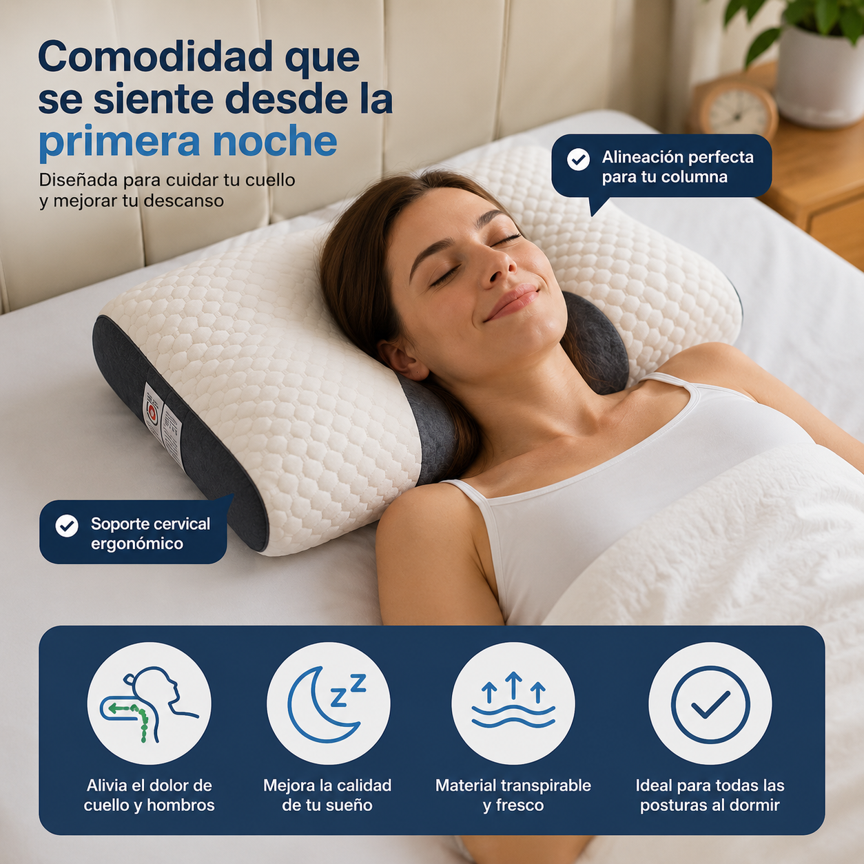 Almohada Ortopédica