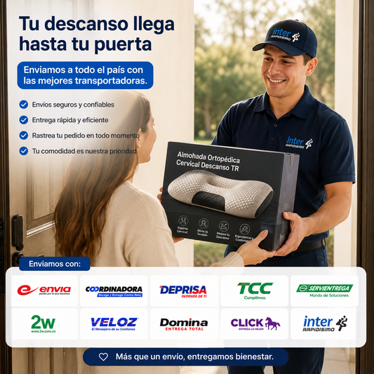 Almohada Ortopedica Cervical Descanso Tr